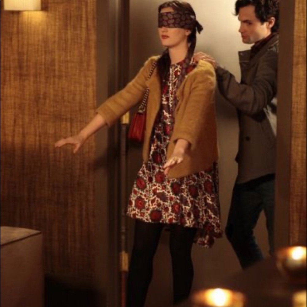 SOLD DVF jacket ASO Blair Waldorf
